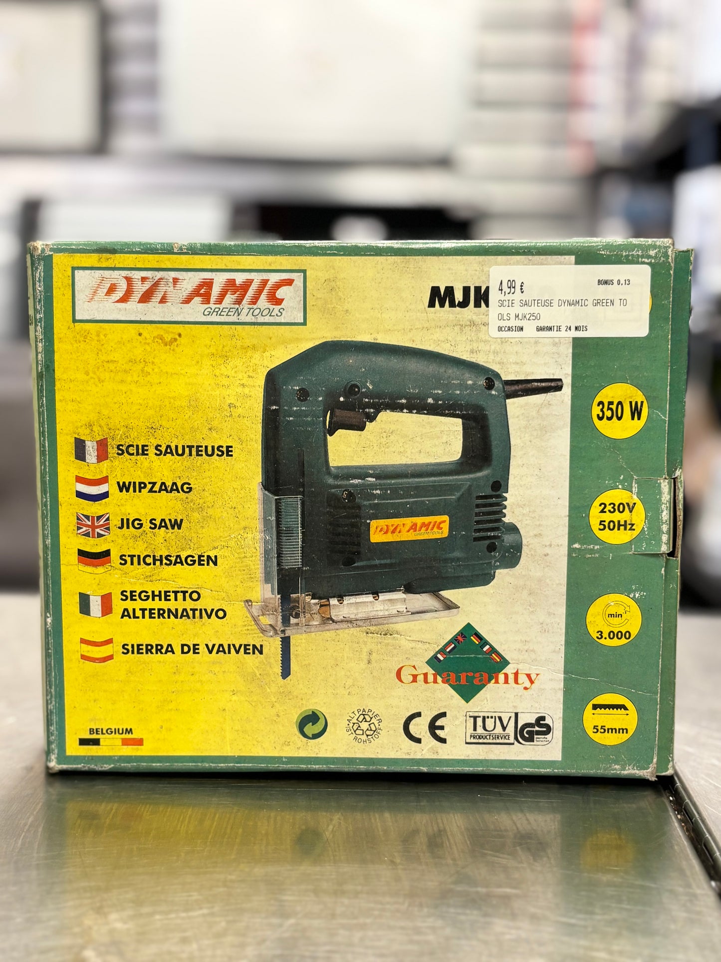 SCIE SAUTEUSE DYNAMIC GREEN TO OLS MJK250