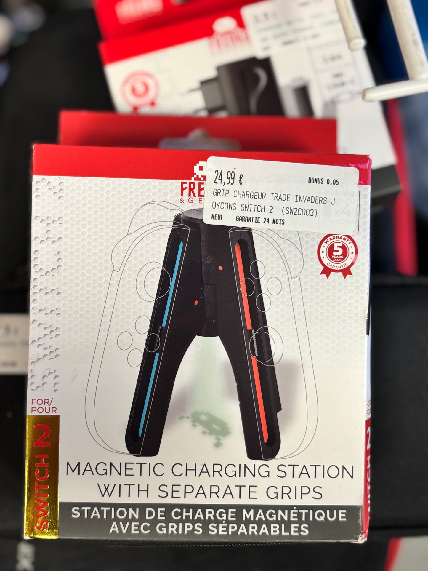 STATION DE CHARGE MAGNÉTIQUE POUR SWITCH 2