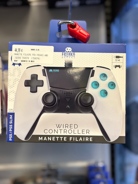 MANETTE FILAIRE PS5 FREAKS AND GEEKS